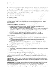 Homeostazė - konspektas 2 puslapis