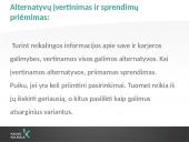 Karjeros sprendimo būdai 11 puslapis