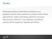 Karjeros sprendimo būdai 16 puslapis