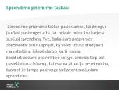 Karjeros sprendimo būdai 6 puslapis