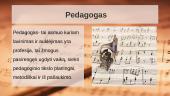 Pedagogas ir jo vaidmuo muzikos ugdymo procese 3 puslapis