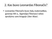 Įvadas į Fibonačį 2 puslapis