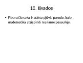 Įvadas į Fibonačį 10 puslapis