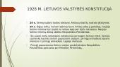 Seimo, kaip įstatymų leidžiamosios institucijos, formavimo ir funkcionavimo teisinio reglamentavimo raida (1918-1940) 11 puslapis