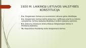 Seimo, kaip įstatymų leidžiamosios institucijos, formavimo ir funkcionavimo teisinio reglamentavimo raida (1918-1940) 4 puslapis