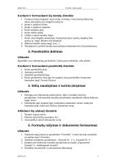 Teksto rengimas. Lentelės, paveikslėliai, stiliai, formulės, lapo sutvarkymas ir turinys 3 puslapis