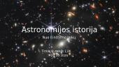Astronomijos istorija (skaidrės)