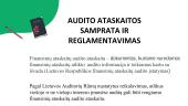 Audito ataskaitos samprata ir reglamentavimas 2 puslapis