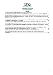 Hidrologijos ir geohidrologijos praktinių darbų ataskaita