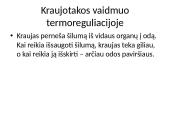 Homeostazė ir termoreguliacija. Skaidrės 12 puslapis