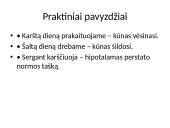 Homeostazė ir termoreguliacija. Skaidrės 19 puslapis