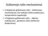 Homeostazė ir termoreguliacija. Skaidrės 4 puslapis