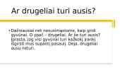 Drugelių gyvenimo fizika. Skaidrės 2 puslapis