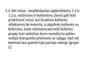 Keleivių vežimas. Reguliarūs ir švytuokliniai reisai 20 puslapis
