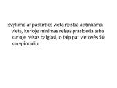 Keleivių vežimas. Reguliarūs ir švytuokliniai reisai 7 puslapis