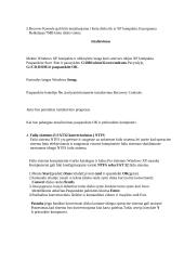 Windows XP operacinės sistemos tvarkymas konsolės pagalba 2 puslapis