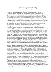 Kodėl reikia gyventi ir dėl kitų? (pastraipa)