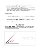 Spindulys, atkarpa, kampas - sąvokų apibrėžimai 5 puslapis