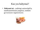 Baltymai - pristatymas 2 puslapis