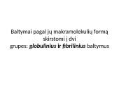 Baltymai - pristatymas 14 puslapis