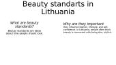 Beauty standarts in Lithuania