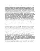 Vinco Mykolaičio Putino psichologinio intelektualinio romano „Altorių šešėlį“ ištraukos interpretacija. Gamtos svarba