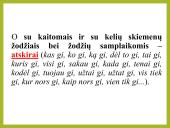 Dalelyčių rašymas kartu ir atskirai 7 puslapis