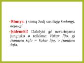 Dalelyčių rašymas kartu ir atskirai 8 puslapis