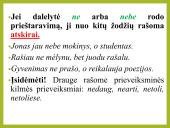 Dalelyčių rašymas kartu ir atskirai 10 puslapis