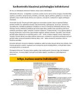 Savikontrolės klausimai psichologijos koliokviumui 20 puslapis