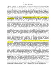 Ar lengva būti savimi? Rašinys