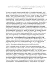 Pasirinkto vaiko pažintiniai procesai