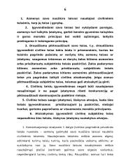 Civilinių teisių įgyvendinimas 6 puslapis