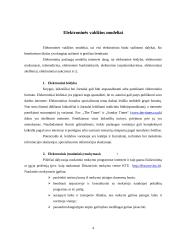 Elektroninės valdžios modeliai. Elektroninės paslaugos 4 puslapis