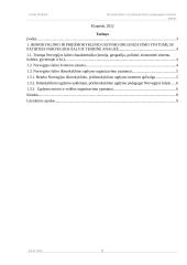 Ikimokyklinio ir priešmokyklinio ugdymo organizavimo ypatumų ir patirties norvegijos šalyje teorinė analizė