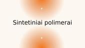 Sintetiniai polimerai