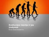 Evoliucijos teorija ir jos įrodymai