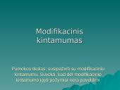 Modifikacinis kintamumas (skaidrės)