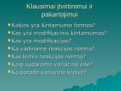 Modifikacinis kintamumas (skaidrės) 20 puslapis