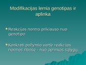 Modifikacinis kintamumas (skaidrės) 7 puslapis