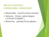 Kas yra  meteoritai? 13 puslapis