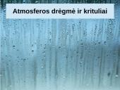 Atmosferos drėgmė ir krituliai