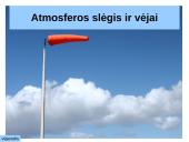 Atmosferos slėgis ir vėjai (skaidrės)