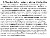 Mokslo kilmė ir esmė – raida, tikslai, metodai 11 puslapis