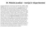 Mokslo kilmė ir esmė – raida, tikslai, metodai 14 puslapis