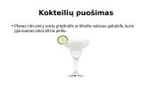 Kokteilių puošimas, aksesuarai, taurės krašto apvadėlio sudarymas 3 puslapis