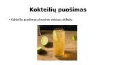 Kokteilių puošimas, aksesuarai, taurės krašto apvadėlio sudarymas 6 puslapis