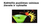 Kokteilių puošimas, aksesuarai, taurės krašto apvadėlio sudarymas 8 puslapis