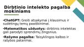 Dirbtinio intelekto pagalba mokinantis 4 puslapis