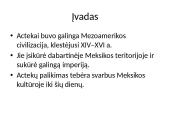 Actekų civilizacija. Skaidrės 2 puslapis